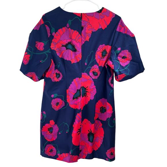 Trina Turk Blue Note Floral Dress Cocktail Size 14 - Picture 11 of 11
